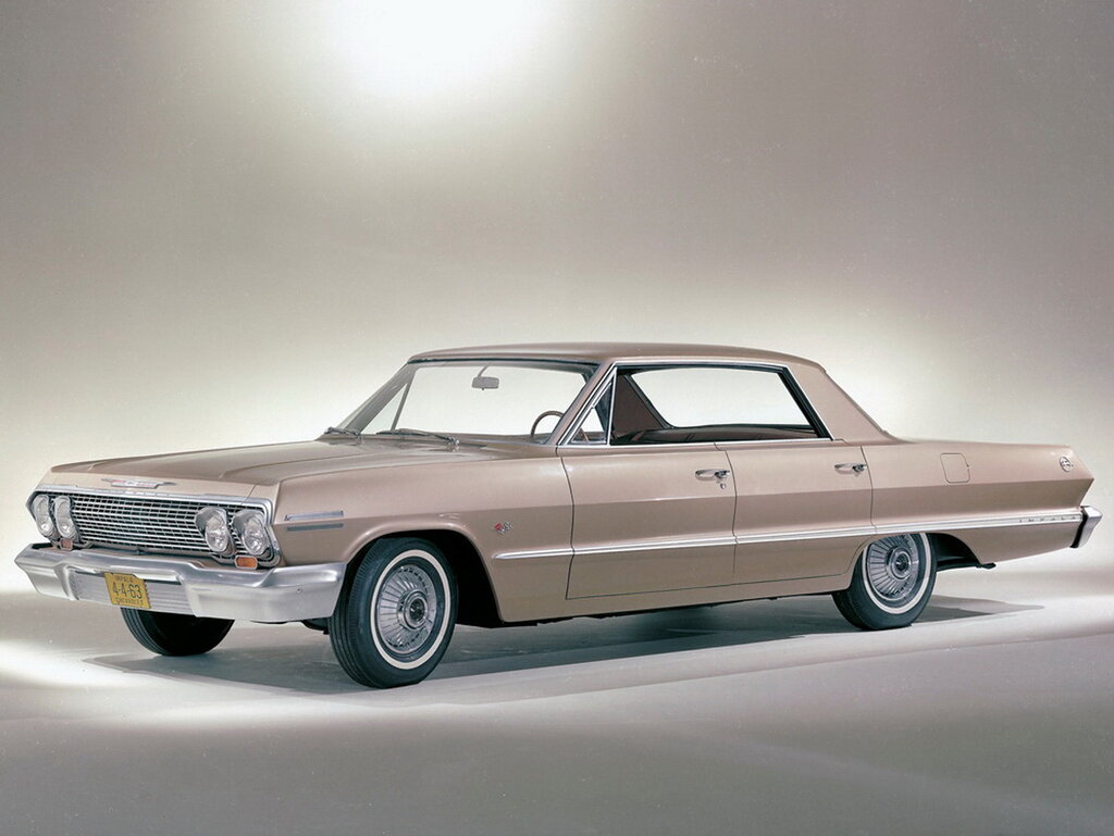 Chevrolet Impala (1739, 1839) 3 поколение, 2-й рестайлинг, седан (10.1962 - 09.1963)